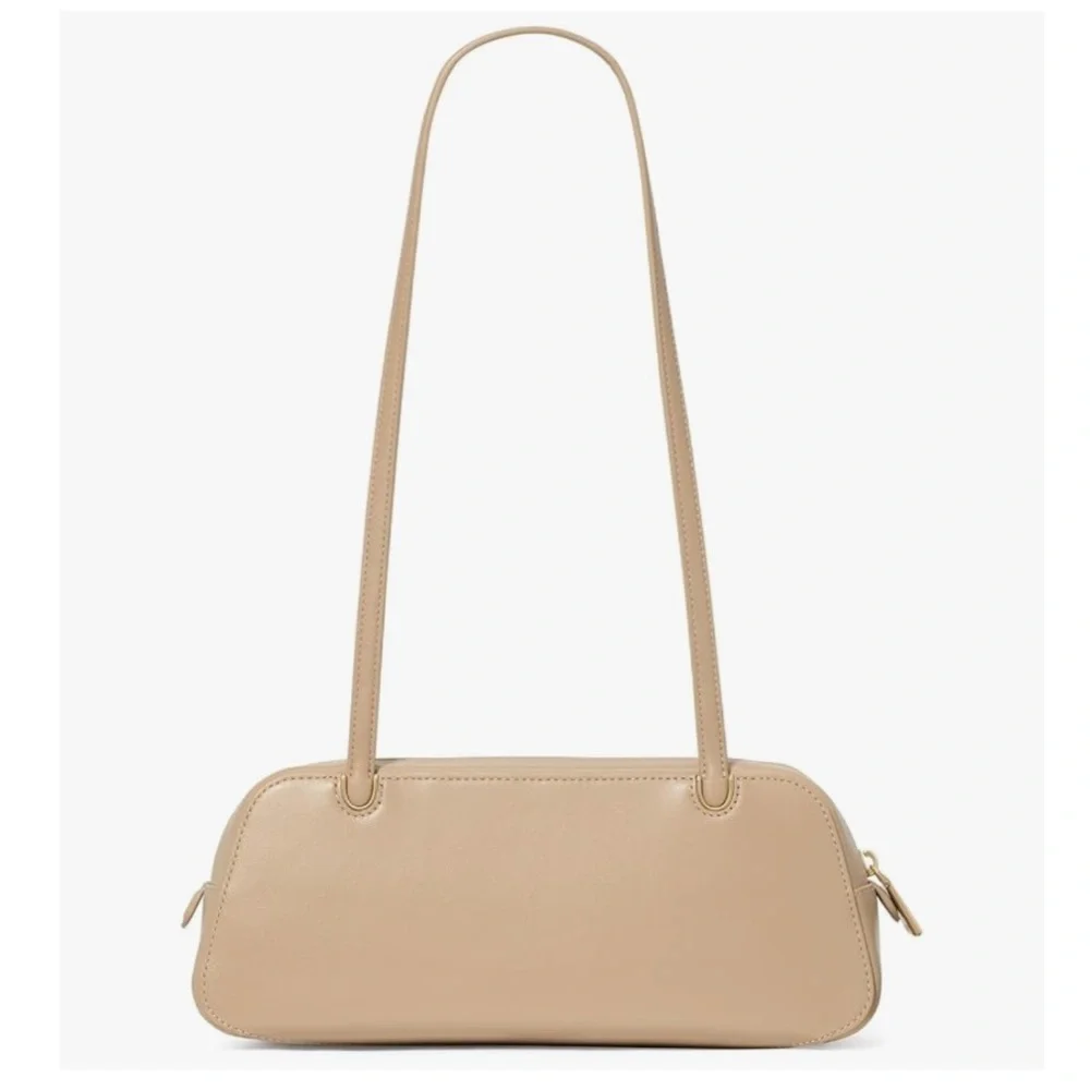 Kate Spade Grace Beige Leather Shoulder Bag - New